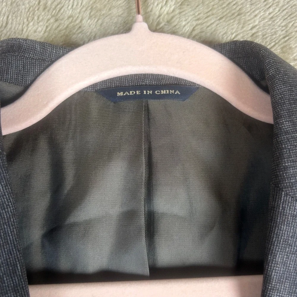 Banana Republic Modern Fit Mens 38R Charcoal‎ Gray Two Button Blazer Sport Coat